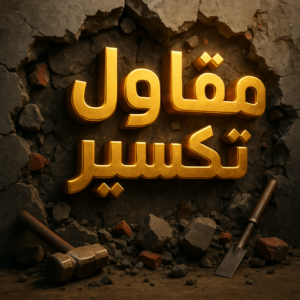 مقاول تكسير